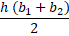 ((h (b1 + b2))/s
