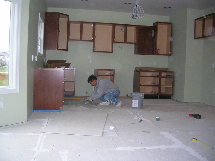 02. Install Hardboard for Tile Jan 07
