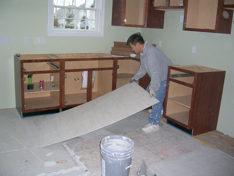 03. Install Hardboard for Tile Jan 07